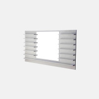 Зеркало с полочками для лаков Accantonare