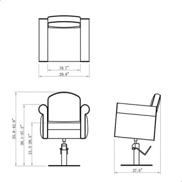 Парикмахерское кресло &quot;Foresta&quot;