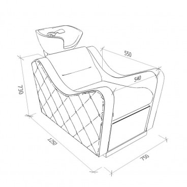 Мужская мойка барбер Prague