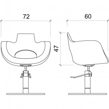 Кресло парикмахерское "AUREOLE ANNIVERSARY"