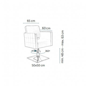 Парикмахерское кресло &quot;Камилла&quot;