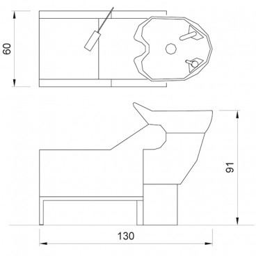 Мойка парикмахерская &quot;WASHLONGUE 2011&quot;
