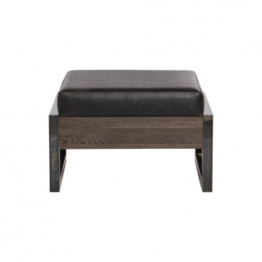 Пуф для барбершопа "Брикстон" одноместный