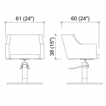 Кресло парикмахерское "BIRKIN"