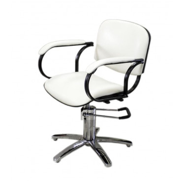 Парикмахерское кресло Классик гидравлическое пятилучье хром