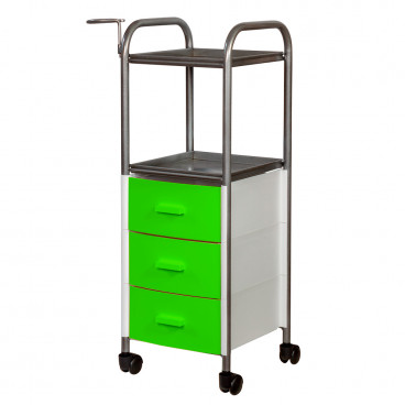 Тележка парикмахерская "Глорис-09" цветные ящики