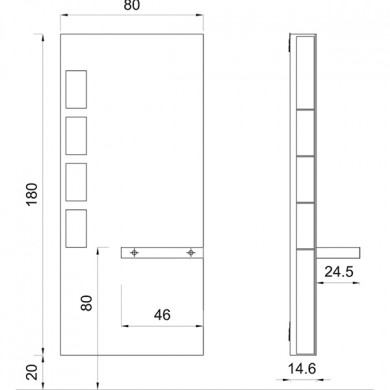 Зеркало парикмахерское &quot;Experience Station&quot;
