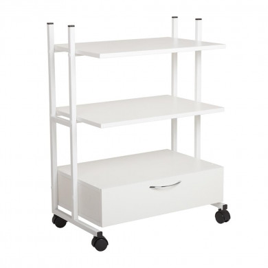 Тележка косметологическая Трио с ящиком