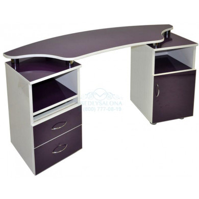 Стол маникюрный Дельта двухтумбовый