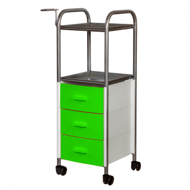 Тележка парикмахерская &quot;Глорис-09&quot; цветные ящики